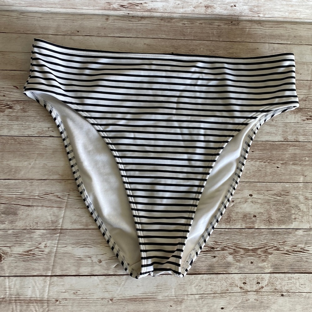 Hollister stripped bikini bottoms